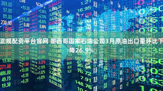 正规配资平台官网 墨西哥国家石油公司3月原油出口量环比下降26.9%