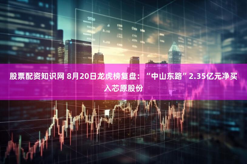股票配资知识网 8月20日龙虎榜复盘：“中山东路”2.35亿元净买入芯原股份