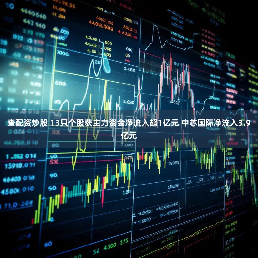 查配资炒股 13只个股获主力资金净流入超1亿元 中芯国际净流入3.9亿元