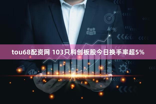 tou68配资网 103只科创板股今日换手率超5%