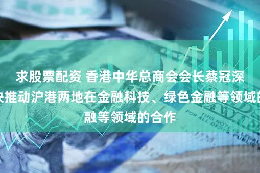 求股票配资 香港中华总商会会长蔡冠深：加快推动沪港两地在金融科技、绿色金融等领域的合作